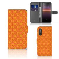 Sony Xperia 10 II | Telefoon Hoesje | Batik Oranje - thumbnail
