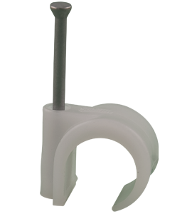 Mepac spijkerclip 11/15mm wit