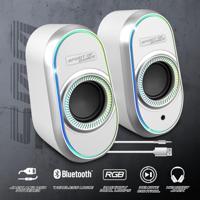PC speakers Spirit of Gamer SP-5500WT Wit 3 W 6 W Bluetooth luidspreker - thumbnail
