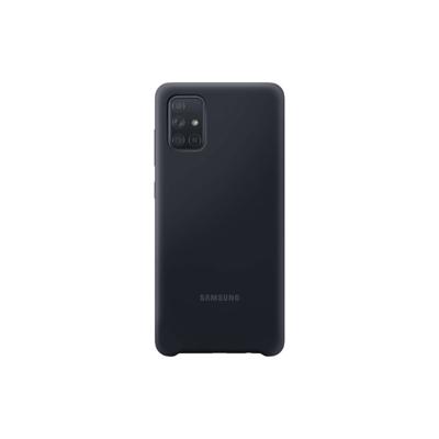 EF-PA715TBEGEU Samsung Silicone Cover Galaxy A71 Black