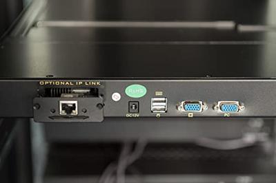 Digitus DS-72211-4GE KVM-console 8 poorten CAT 5 (RJ45) 1366 x 768 Pixel