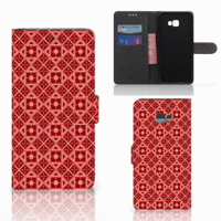 Samsung Galaxy J4 Plus (2018) Telefoon Hoesje Batik Rood - thumbnail