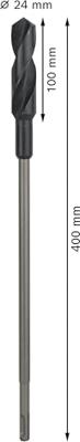 Bosch Accessoires Bekisting- en installatieboren, SDS-plus 24 x 400 mm 1st - 2608597414 Bosch Accessoires Bekisting- en installatieboren, SDS-plus 24 x 400 mm 1st - 2608597414