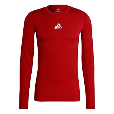 adidas TechFit Ondershirt Lange Mouwen Rood