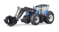 Bruder New Holland tractor + frontlader - thumbnail