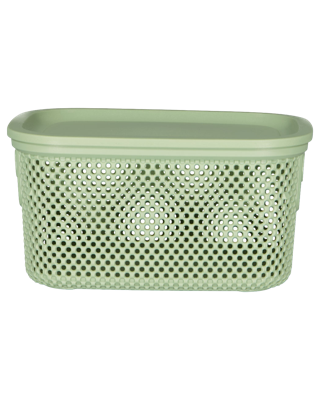 Opbergdoos met deksel - Groen