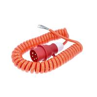 AS Schwabe 70432 Aansluitkabel Stroom Oranje 5 m - thumbnail