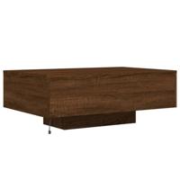 Salontafel met LED-verlichting 85x55x31 cm bruin eikenkleur - thumbnail