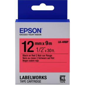 Epson LK-4RBP Tape 12mm zwart/rood