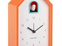 Karlsson Alarm Klok Modern Cuckoo Bright oranje - thumbnail