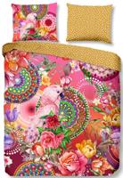 HIP Dekbedovertrek "mandala&apos;s, bloemen en roze papegaai" - Multi - (240x200/220 cm) - Katoen Satijn - thumbnail