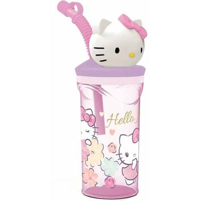 Beker met Rietje Hello Kitty 360 ml