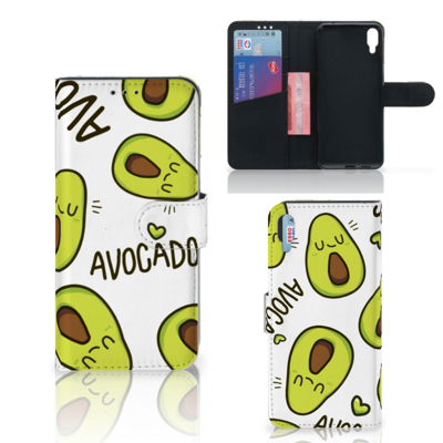 Sony Xperia L3 Leuk Hoesje Avocado Singing Sony Xperia L3 Leuk Hoesje Avocado Singing
