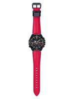 Horlogeband Casio ECB10HR-1A Leder Rood - thumbnail