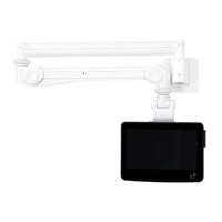 Neomounts FPMA-HAW300 Monitor-wandbeugel Aantal monteerbare displays: 1 Display(s) 25,4 cm (10) - 61 cm (24) Wit Zwenkbaar, Roteerbaar, Kantelbaar, In hoogte - thumbnail