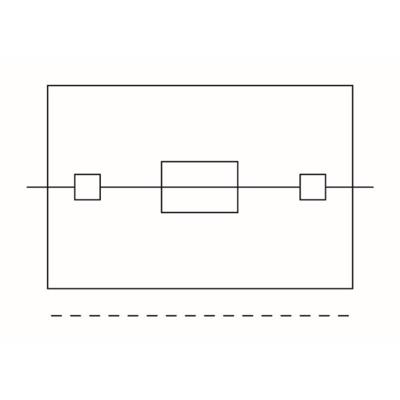WAGO 2006-1615 Zekeringklem 2-etages Push-In-klem Grijs 25 stuk(s)