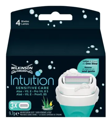 Wilkinson Wilkinson Sword Intuition Scheermesjes - Sensitive Care 3 stuks