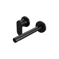 Brauer Black Edition Inbouw Wastafelmengkraan met Rechte Uitloop en Rozetten Model C2 Mat Zwart - thumbnail