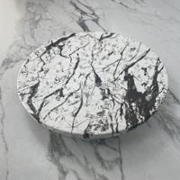 Salenzi Regendouchekop Marble 30 cm White Marble - thumbnail