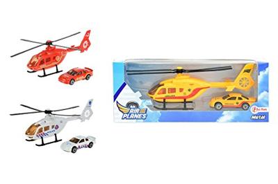 Toi Toys Helicopter met metalen auto