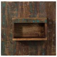 Nachtkastje 50x27x50 cm massief gerecycled hout meerkleurig - thumbnail