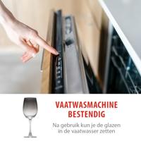 Alpina Rode Wijnglas Smoke 465ml 4 stuks - thumbnail