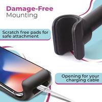 Tablet en telefoon Houder voor 7 tot 12.9 inch - Auto Hoofdsteun - Draaibaar (CNC17) - thumbnail