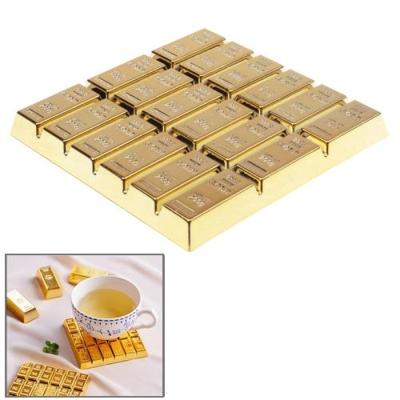 Creative Gold Bar Shaped Anti-slip Heat Insulation Mat for Dishware