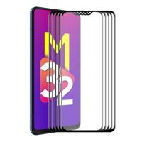 Voor Samsung Galaxy M32 5G 5 stks Enkay Hat-Prince Full Lijm Gehard Glas 6D Volledige dekking Anti-Krasbeschermer - thumbnail