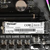 Patriot p310p192tm28p310 p310 ssd, 1920 gb, m.2 2280, retail, 2100/ 1800 mb/s, 280k/ 250k iops - thumbnail
