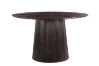 Sohome Ronde Eettafel 'Olav' Mangohout, 130cm, kleur Walnoot - thumbnail