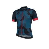 Rogelli fietsshirt Brisk donkerblauw/rood - thumbnail