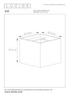 Lucide XIO - Wandlamp - LED Dimb. - G9 - 1x4W 2700K - Verstelbare stralingshoek - Wit - thumbnail