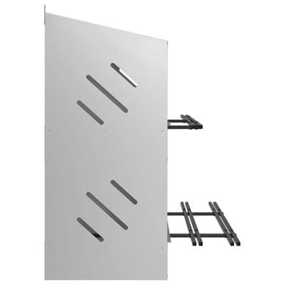 Kippennestkast met 8 vakken gegalvaniseerd metaal zilverkleurig Kippennestkast met 8 vakken gegalvaniseerd metaal zilverkleurig