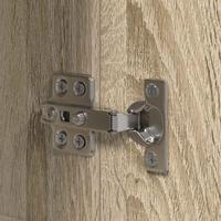 Keukenkast met lade Beige 35 x 50 x 180 cm Bewerkt hout - thumbnail