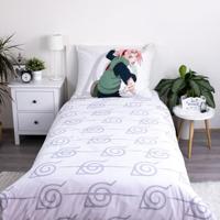 Naruto Dekbedovertrek grijs 140 x 200 cm Katoen 70 x 90 cm - thumbnail