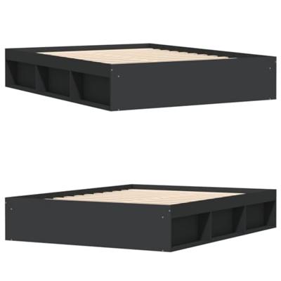 Bedframe zwart 160x200 cm