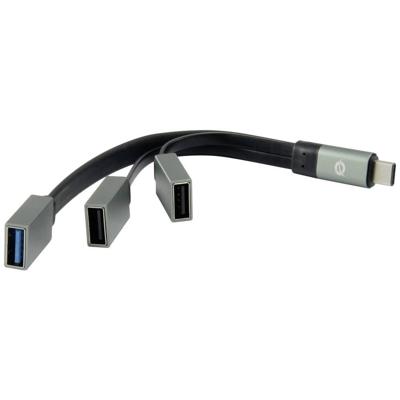 Hub USB Conceptronic 110514407 Grijs