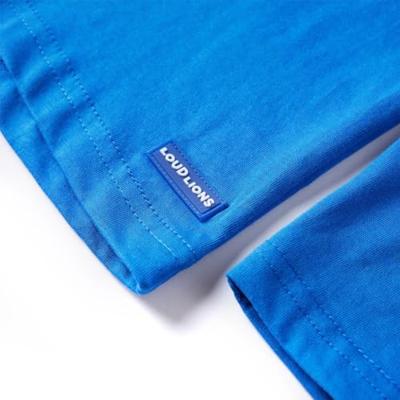 VidaXL Kindershirt met lange mouwen 128 kobaltblauw