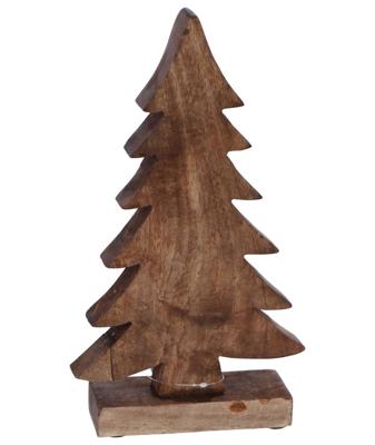 Kerstboom van hout 33 cm Kerstboom van hout 33 cm