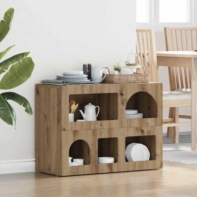 Dressoir Artisan Eiken 80,5 x 35 x 59 cm Bewerkt hout