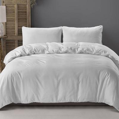 Zensation Dekbedovertrek Ball Fringe Grey-140x200/220