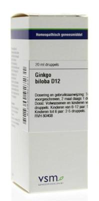 VSM Ginkgo biloba D12 20 Milliliter
