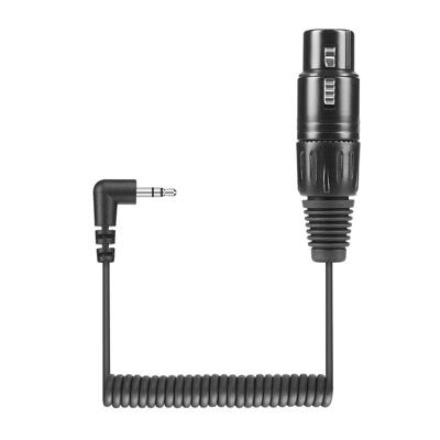 Sennheiser KA 600 gekrulde verloopkabel XLR female naar 3,5 mm mini-jack haaks