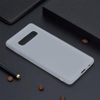 Candy Color TPU Case voor Samsung Galaxy S10 (wit) - thumbnail
