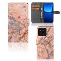 Xiaomi 13 | Bookcase | Marmer Oranje - thumbnail