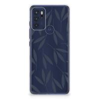 Motorola Moto G60s | TPU Case | Leaves Blue - thumbnail