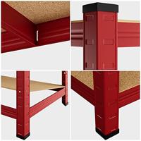 Monzana Metalen Opbergrek tot 875kg rood - thumbnail