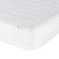 Bed met matras fluweel roze 200x200 cm - thumbnail