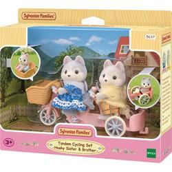 Sylvanian Families - Husky broers en zussen en hun tandem